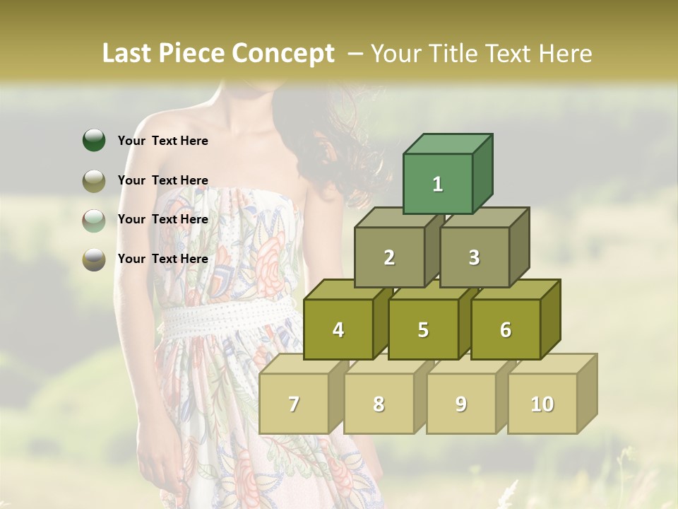 Full Meadow Glamour PowerPoint Template