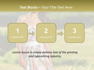 Full Meadow Glamour PowerPoint Template