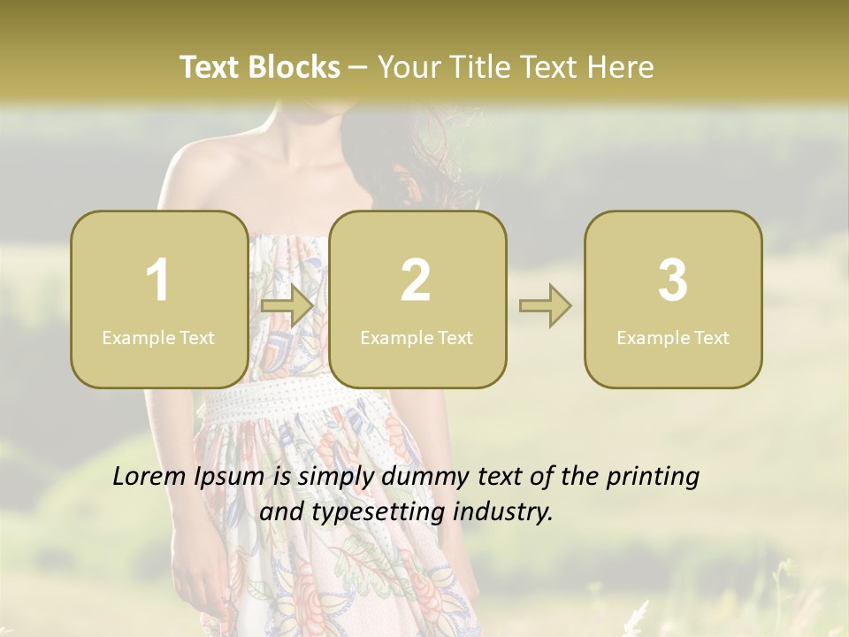 Full Meadow Glamour PowerPoint Template
