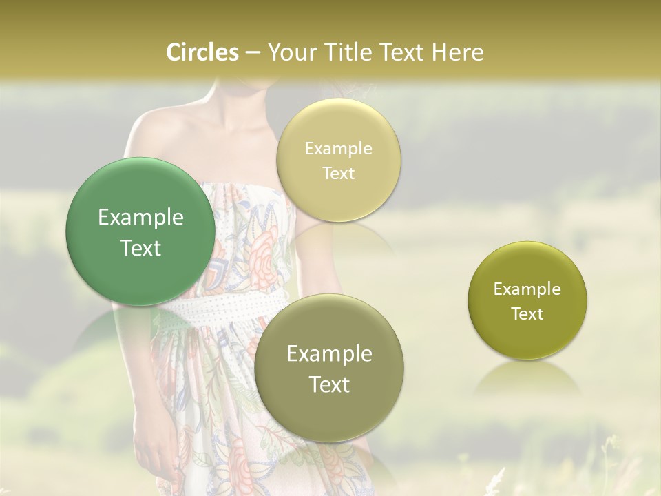 Full Meadow Glamour PowerPoint Template