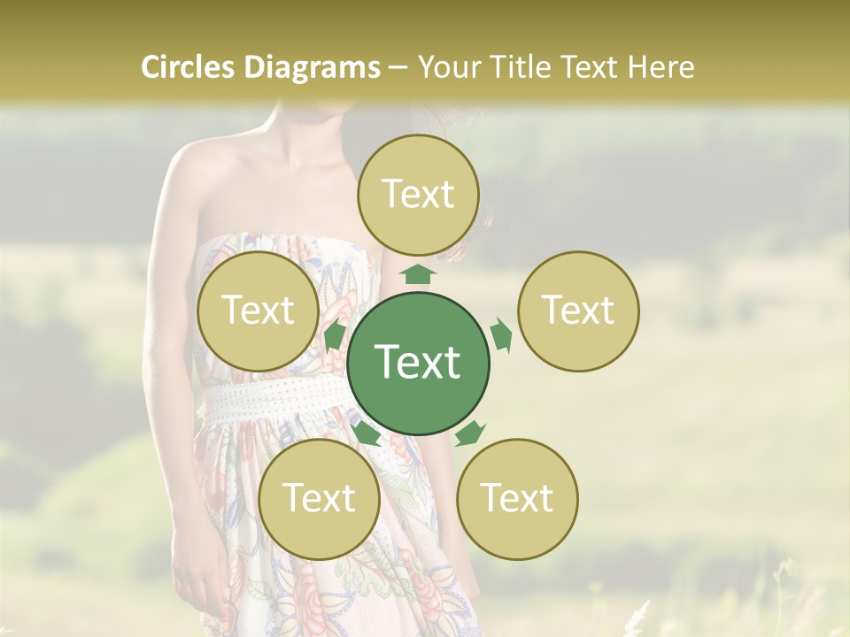 Full Meadow Glamour PowerPoint Template