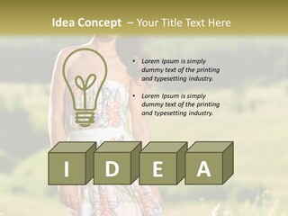 Full Meadow Glamour PowerPoint Template