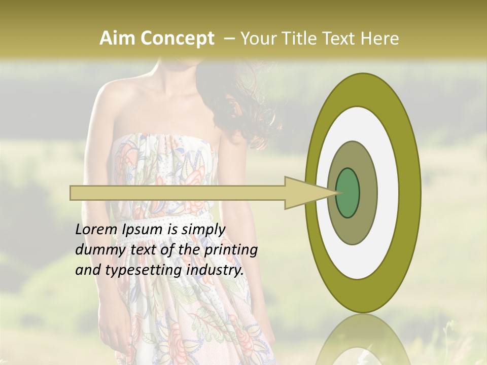 Full Meadow Glamour PowerPoint Template