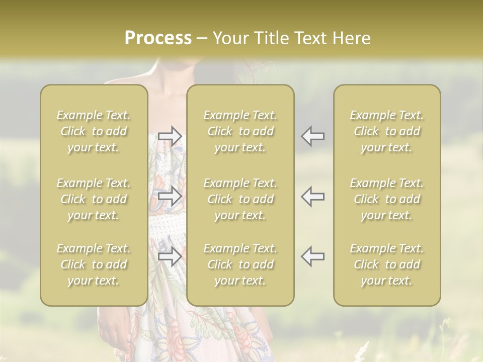 Full Meadow Glamour PowerPoint Template