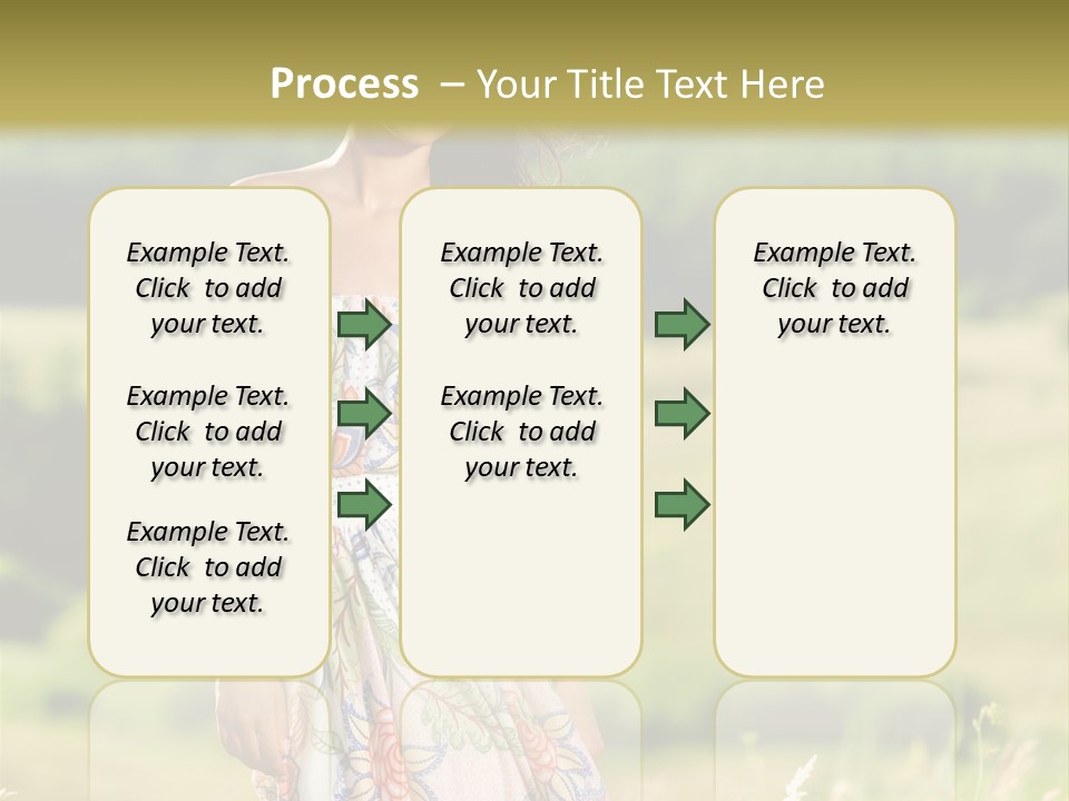Full Meadow Glamour PowerPoint Template