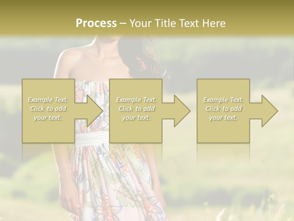 Full Meadow Glamour PowerPoint Template