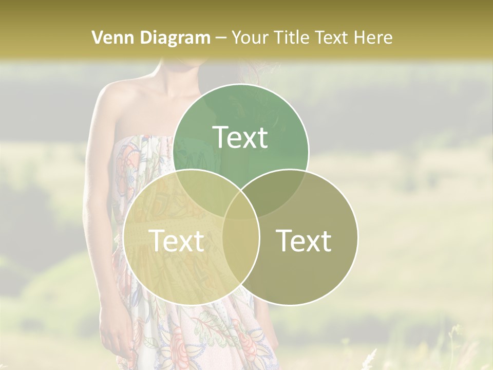 Full Meadow Glamour PowerPoint Template