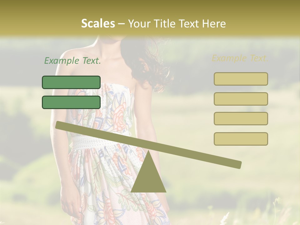 Full Meadow Glamour PowerPoint Template