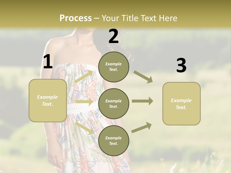 Full Meadow Glamour PowerPoint Template