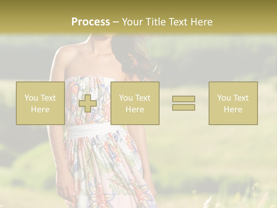 Full Meadow Glamour PowerPoint Template