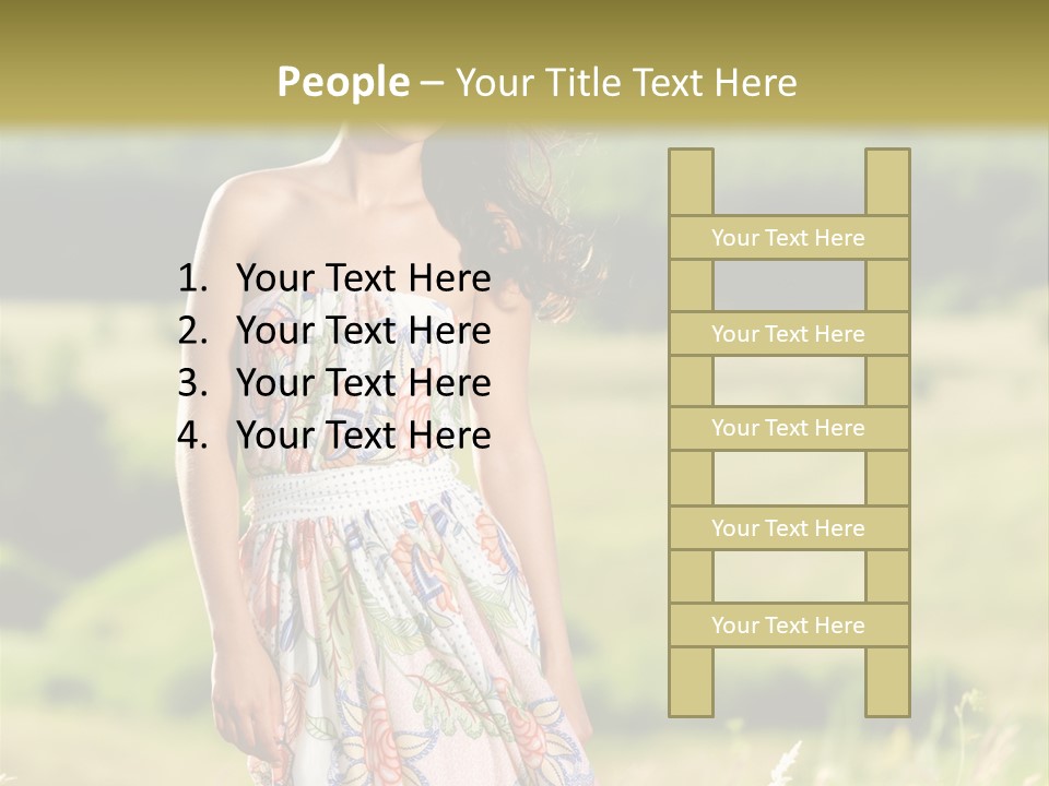 Full Meadow Glamour PowerPoint Template