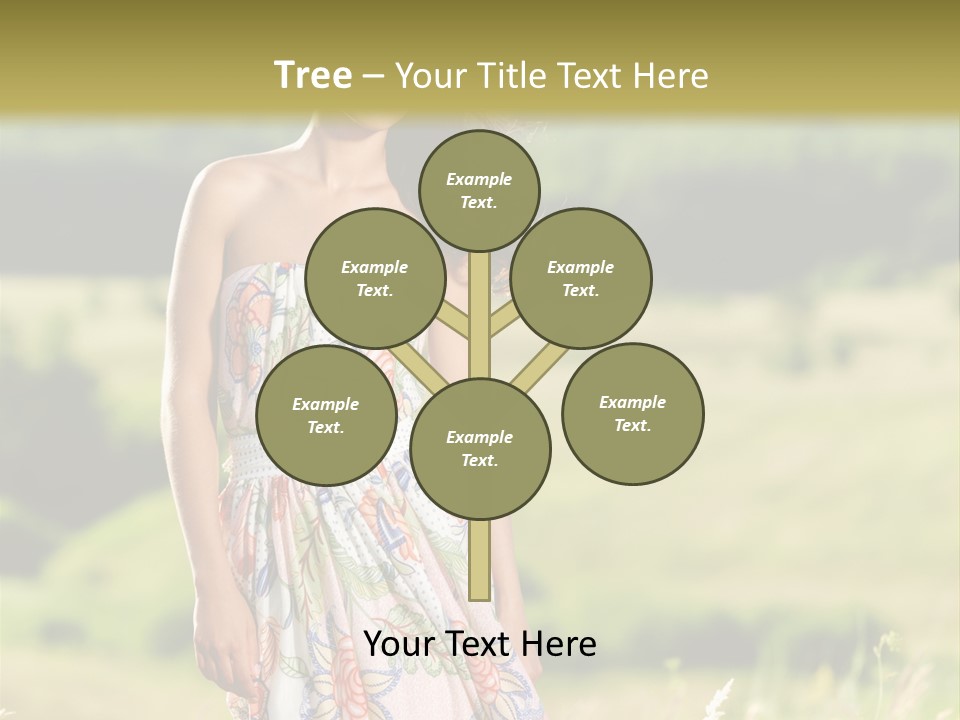 Full Meadow Glamour PowerPoint Template