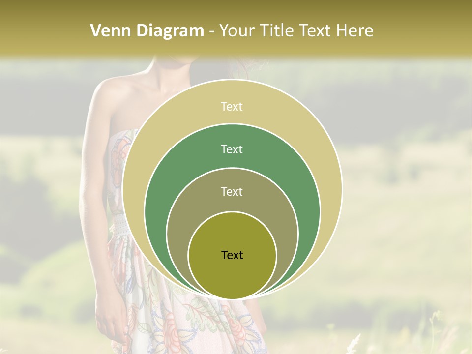 Full Meadow Glamour PowerPoint Template
