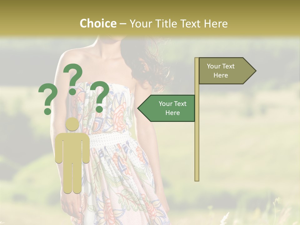 Full Meadow Glamour PowerPoint Template