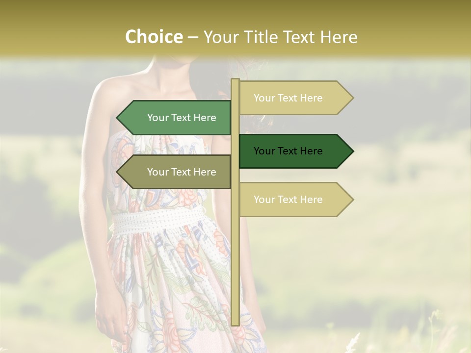 Full Meadow Glamour PowerPoint Template