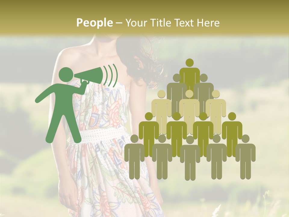 Full Meadow Glamour PowerPoint Template