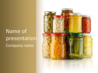 Gourmet Marinate Pickled PowerPoint Template