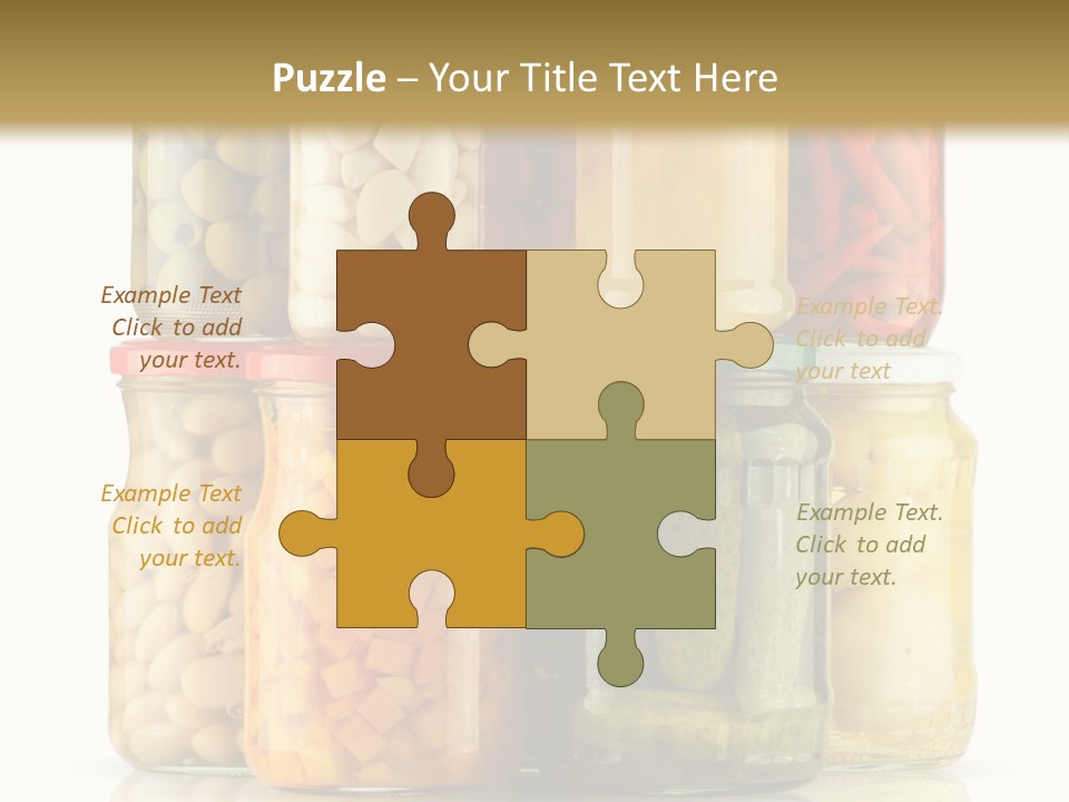 Gourmet Marinate Pickled PowerPoint Template