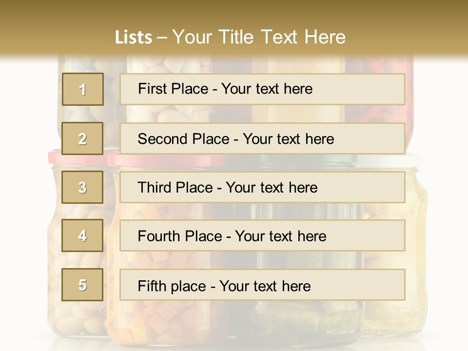 Gourmet Marinate Pickled PowerPoint Template