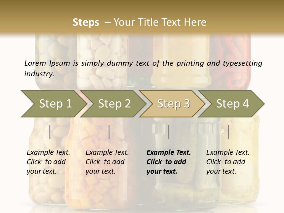 Gourmet Marinate Pickled PowerPoint Template