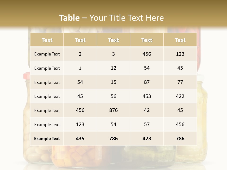 Gourmet Marinate Pickled PowerPoint Template