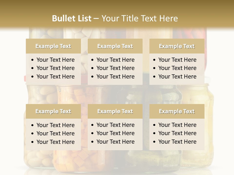 Gourmet Marinate Pickled PowerPoint Template