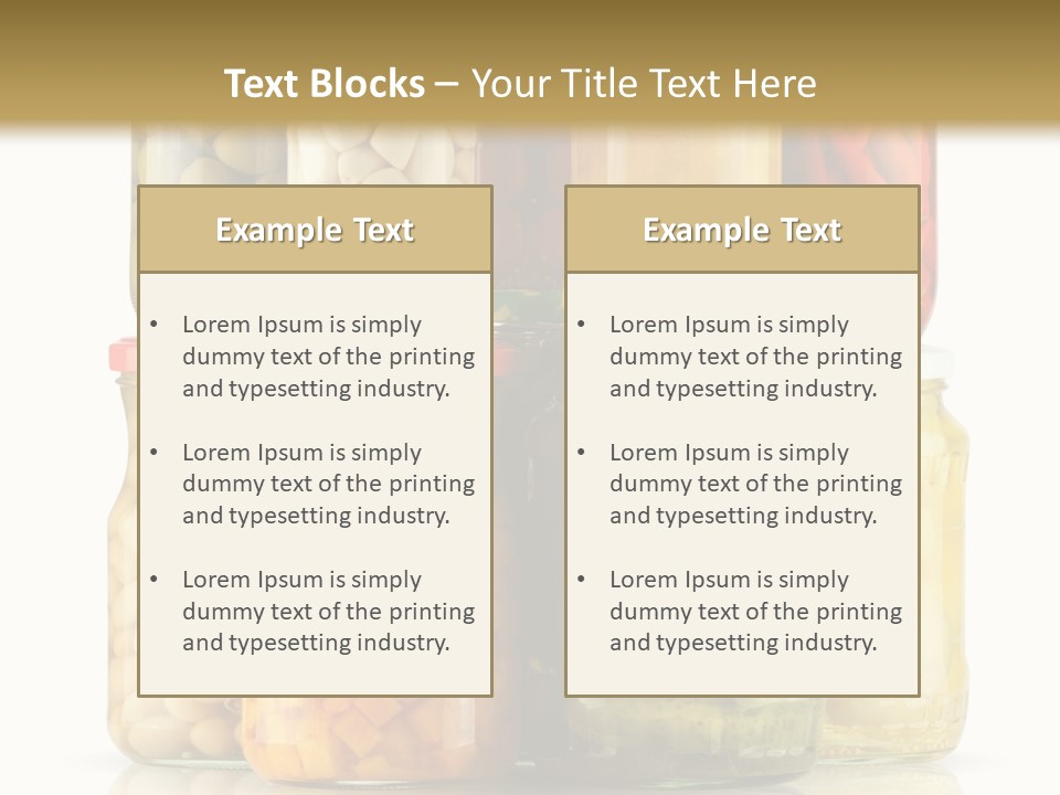 Gourmet Marinate Pickled PowerPoint Template