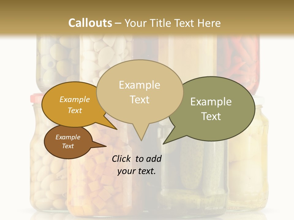 Gourmet Marinate Pickled PowerPoint Template