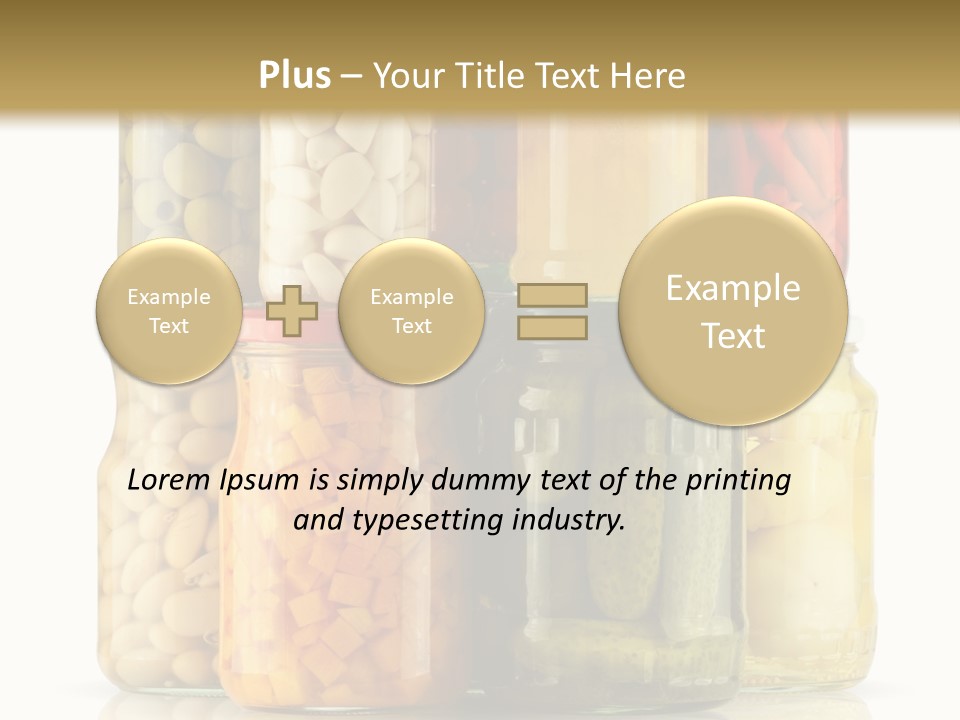 Gourmet Marinate Pickled PowerPoint Template