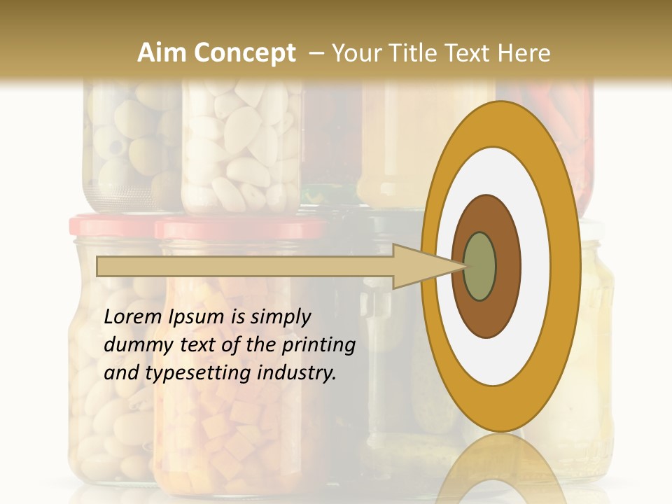 Gourmet Marinate Pickled PowerPoint Template