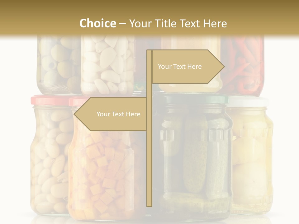 Gourmet Marinate Pickled PowerPoint Template