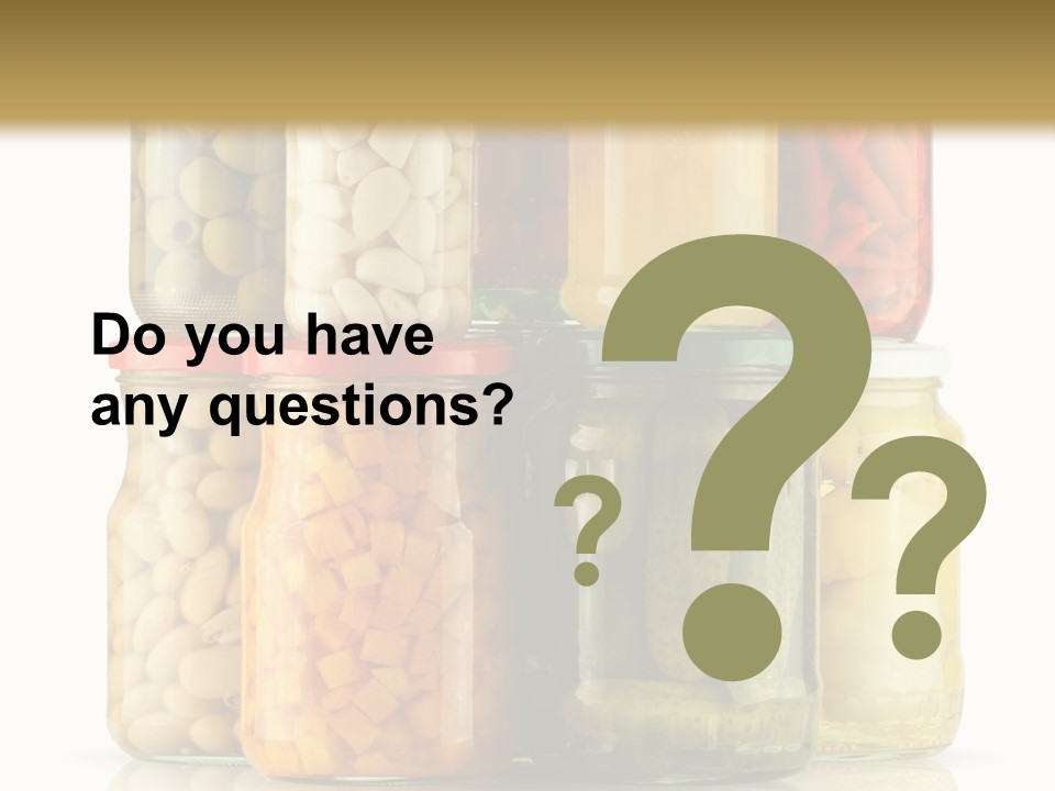 Gourmet Marinate Pickled PowerPoint Template