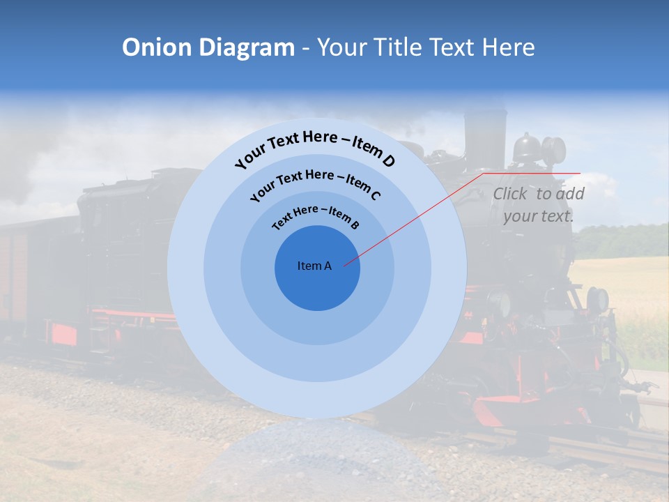 Steam Railroad Railway PowerPoint Template
