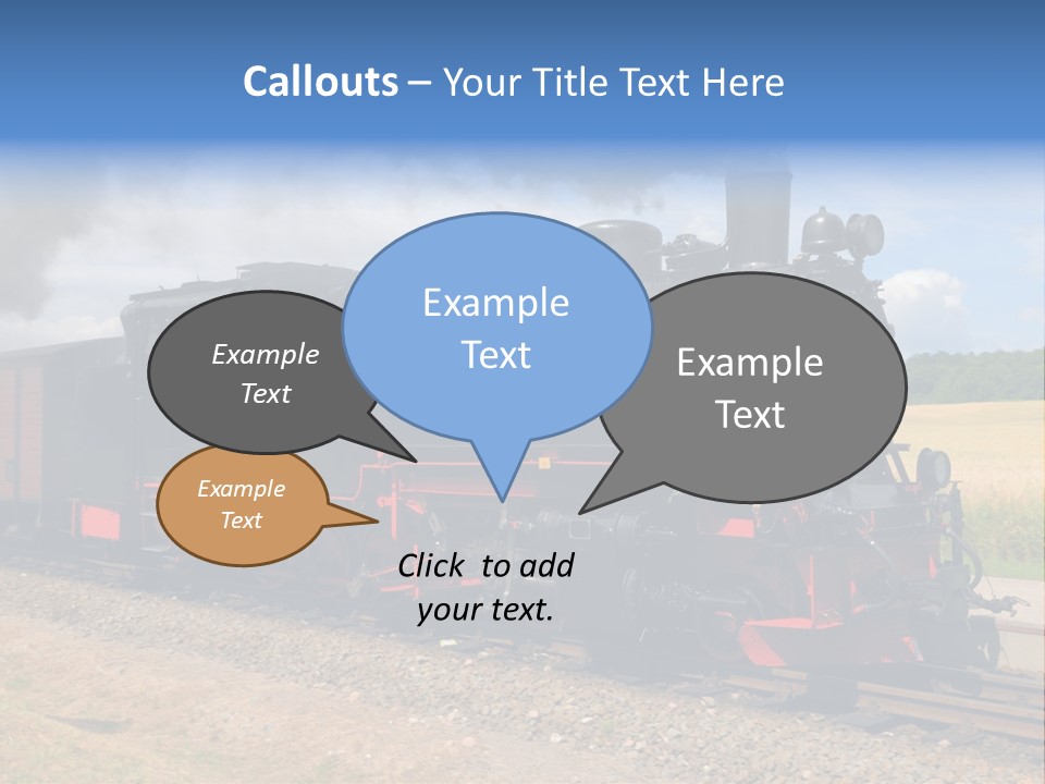 Steam Railroad Railway PowerPoint Template