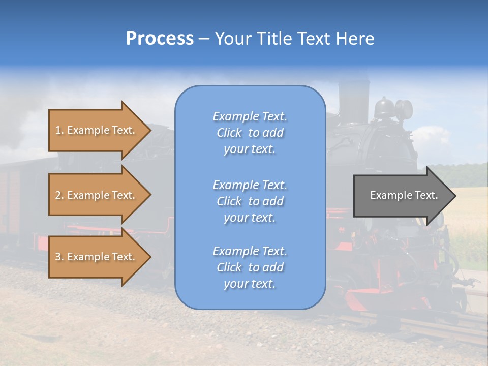 Steam Railroad Railway PowerPoint Template