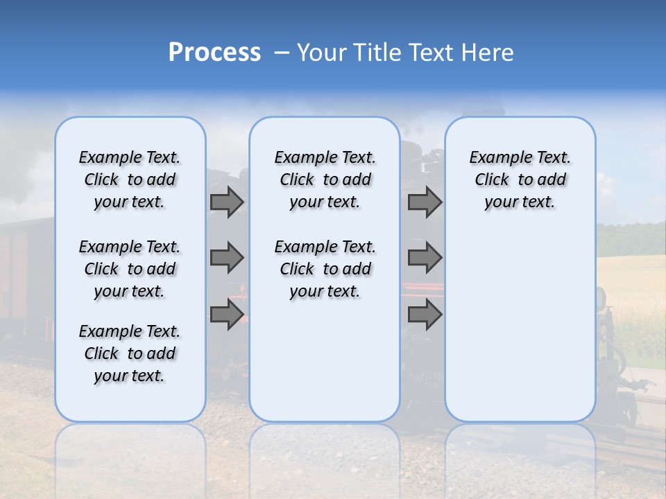 Steam Railroad Railway PowerPoint Template