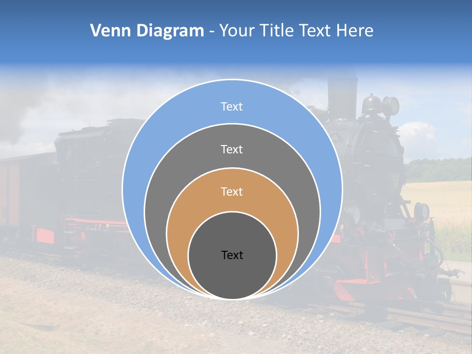 Steam Railroad Railway PowerPoint Template
