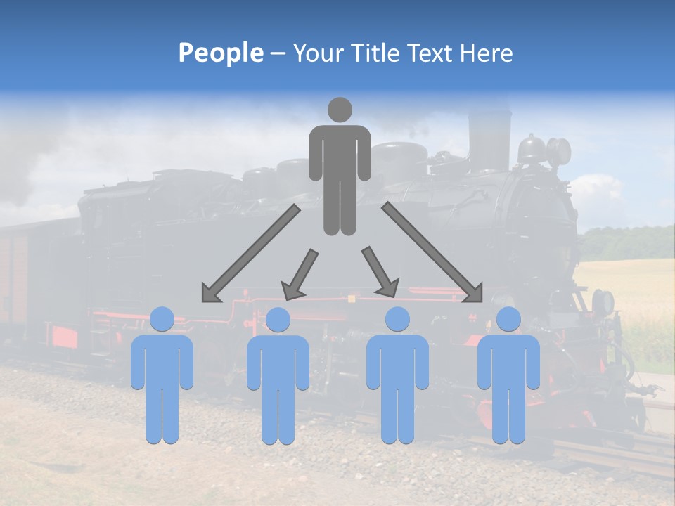 Steam Railroad Railway PowerPoint Template