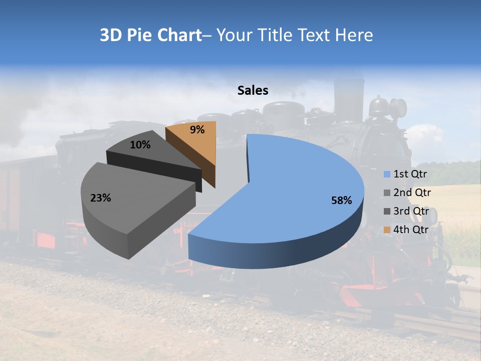 Steam Railroad Railway PowerPoint Template