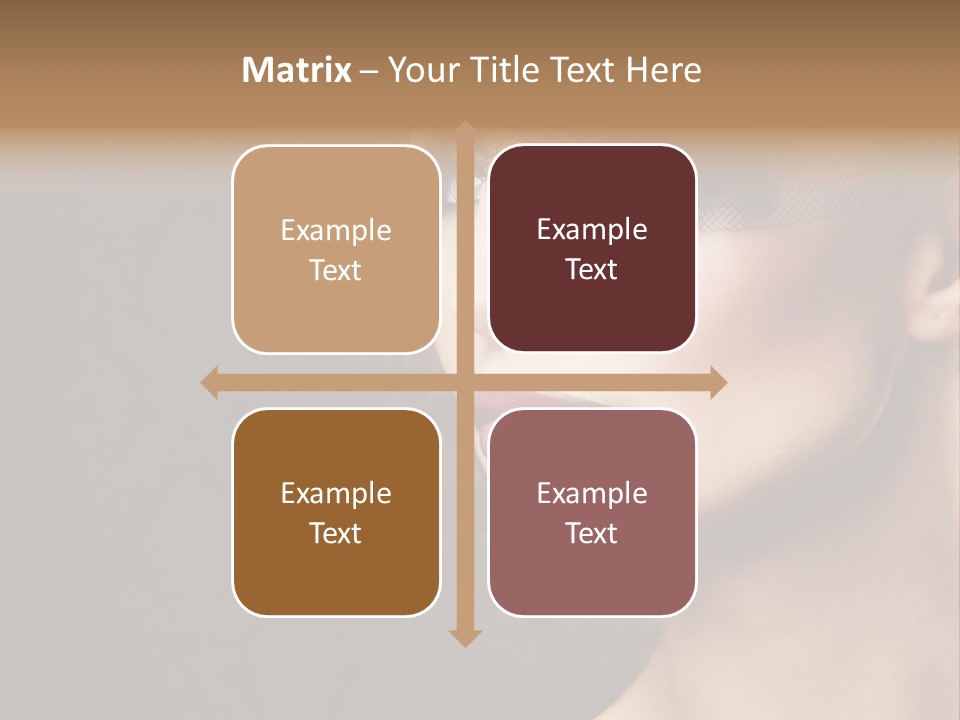 Grey Feather Smokey PowerPoint Template