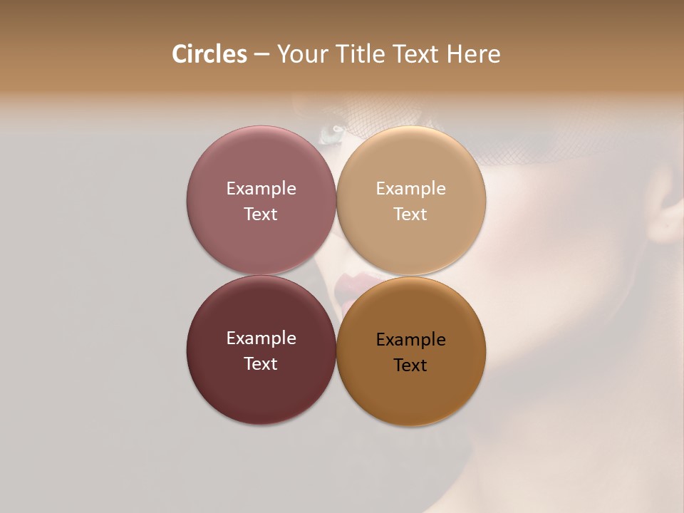 Grey Feather Smokey PowerPoint Template