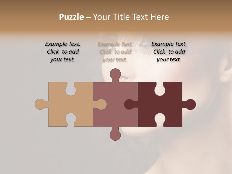 Grey Feather Smokey PowerPoint Template