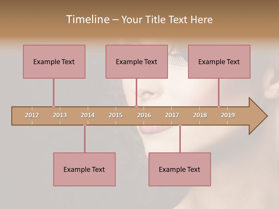 Grey Feather Smokey PowerPoint Template