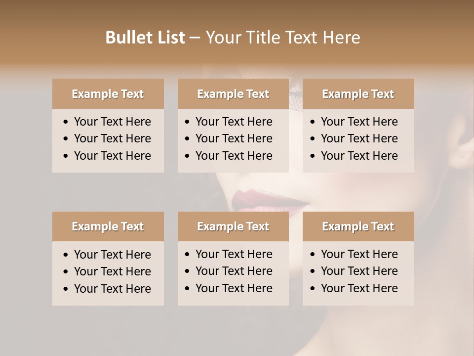 Grey Feather Smokey PowerPoint Template