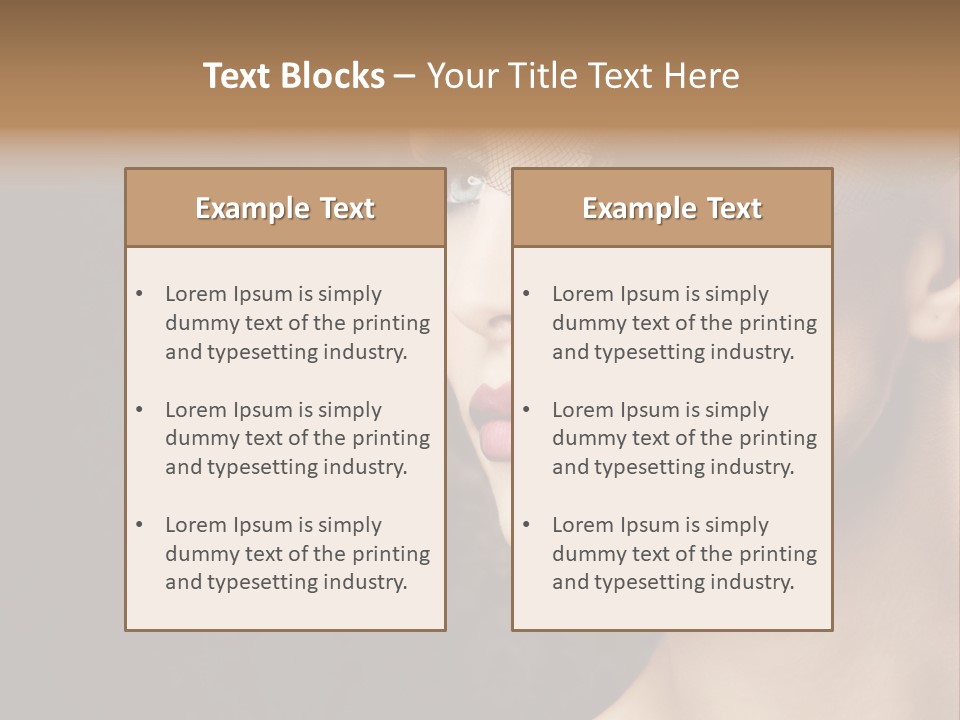 Grey Feather Smokey PowerPoint Template