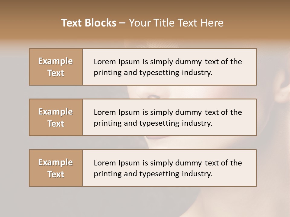 Grey Feather Smokey PowerPoint Template