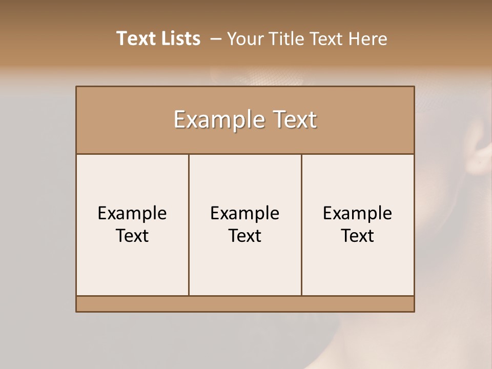 Grey Feather Smokey PowerPoint Template