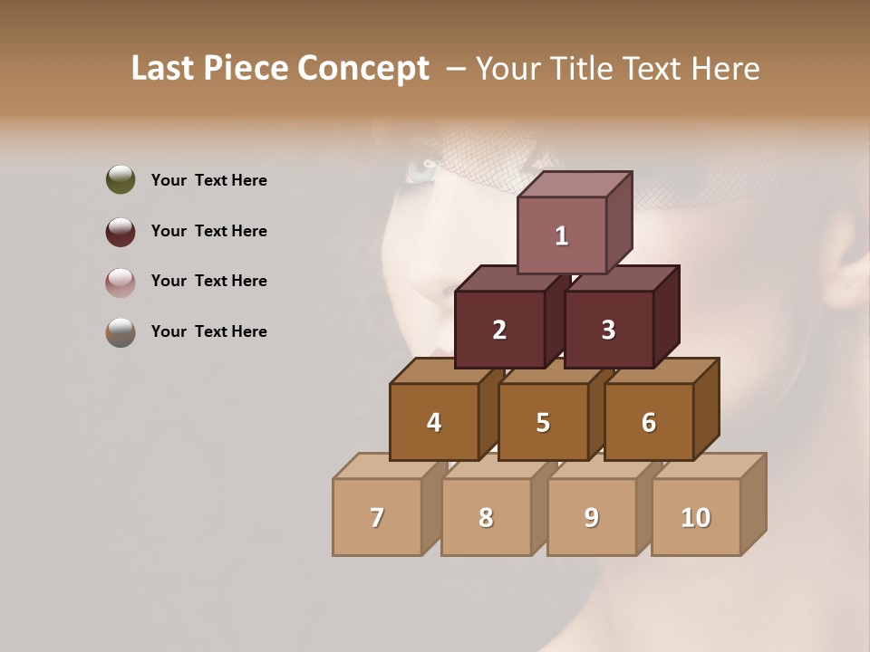 Grey Feather Smokey PowerPoint Template