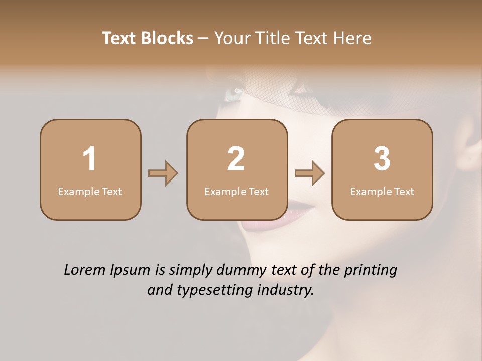 Grey Feather Smokey PowerPoint Template