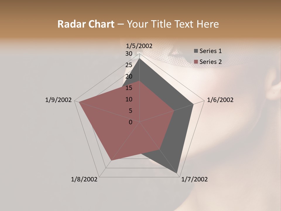 Grey Feather Smokey PowerPoint Template